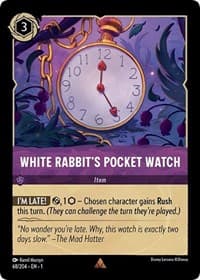 White Rabbit's Pocket Watch - The First Chapter - Disney Lorcana card