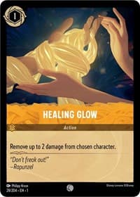 Healing Glow - The First Chapter - Disney Lorcana card