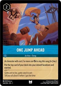 One Jump Ahead - The First Chapter - Disney Lorcana card