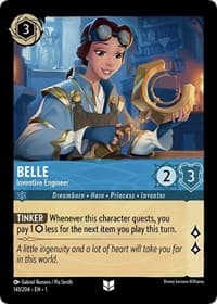 Belle - Inventive Engineer - The First Chapter - Disney Lorcana card