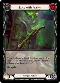 Lace with Frailty (Red) - LGS135 - Flesh and Blood: Promo Cards - Flesh and Blood TCG card