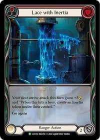 Lace with Inertia (Red) - LGS136 - Flesh and Blood: Promo Cards - Flesh and Blood TCG card