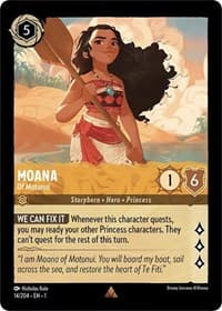 Moana - Of Motunui - The First Chapter - Disney Lorcana card