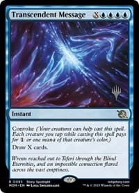 Transcendent Message - Promo Pack: March of the Machine - Magic: The Gathering card