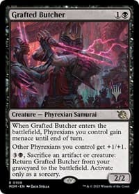 Grafted Butcher - Promo Pack: March of the Machine - Magic: The Gathering card