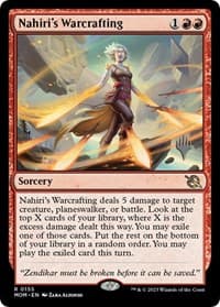 Nahiri's Warcrafting - Promo Pack: March of the Machine - Magic: The Gathering card