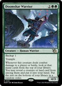 Doomskar Warrior - Promo Pack: March of the Machine - Magic: The Gathering card