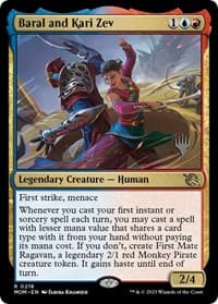 Baral and Kari Zev - Promo Pack: March of the Machine - Magic: The Gathering card