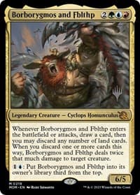 Borborygmos and Fblthp - Promo Pack: March of the Machine - Magic: The Gathering card