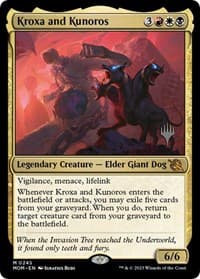 Kroxa and Kunoros - Promo Pack: March of the Machine - Magic: The Gathering card