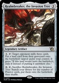 Realmbreaker, the Invasion Tree - Promo Pack: March of the Machine - Magic: The Gathering card