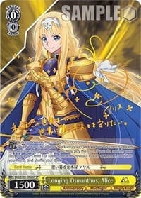 Longing Osmanthus, Alice (SP) - Sword Art Online Animation 10th Anniversary - Weiss Schwarz card