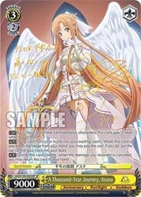 A Thousand-Year Journey, Asuna (SP) - Sword Art Online Animation 10th Anniversary - Weiss Schwarz card