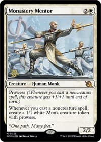 Monastery Mentor - Prerelease Cards - Magic: The Gathering card