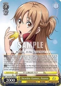Newbie Gamer, Asuna - Sword Art Online Animation 10th Anniversary - Weiss Schwarz card