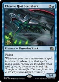 Chrome Host Seedshark - Prerelease Cards - Magic: The Gathering card