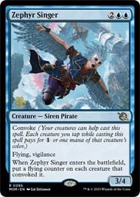 Zephyr Singer - Prerelease Cards - Magic: The Gathering card