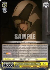 Rising Expectations, Argo (SR) - Sword Art Online Animation 10th Anniversary - Weiss Schwarz card