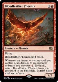 Bloodfeather Phoenix - Prerelease Cards - Magic: The Gathering card