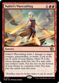 Nahiri's Warcrafting - Prerelease Cards - Magic: The Gathering card