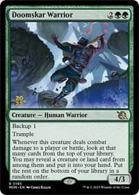 Doomskar Warrior - Prerelease Cards - Magic: The Gathering card