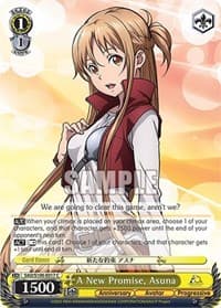 A New Promise, Asuna - Sword Art Online Animation 10th Anniversary - Weiss Schwarz card
