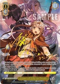 Game of Life or Death (SEC) - Sword Art Online Animation 10th Anniversary - Weiss Schwarz card