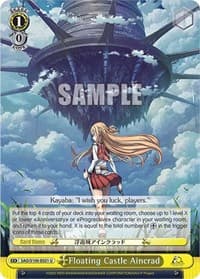 Floating Castle Aincrad - Sword Art Online Animation 10th Anniversary - Weiss Schwarz card