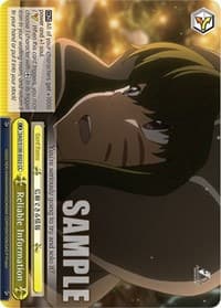 Reliable Information - Sword Art Online Animation 10th Anniversary - Weiss Schwarz card