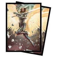 March of the Machine Archangel Elspeth Standard Deck Protector sleeves for Magic (100-pack) - Ultra Pro Card Sleeves - Card Sleeves card