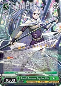 Towards Tomorrow Together, Mito (SP) - Sword Art Online Animation 10th Anniversary - Weiss Schwarz card