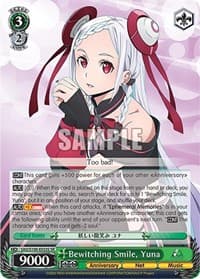 Bewitching Smile, Yuna (SR) - Sword Art Online Animation 10th Anniversary - Weiss Schwarz card