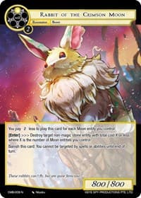 Rabbit of the Crimson Moon - Crimson Moon's Battleground - Force of Will card