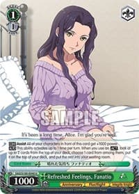 Refreshed Feelings, Fanatio - Sword Art Online Animation 10th Anniversary - Weiss Schwarz card