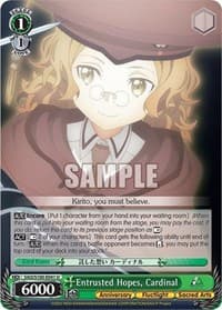 Entrusted Hopes, Cardinal - Sword Art Online Animation 10th Anniversary - Weiss Schwarz card