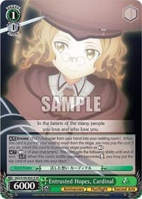 Entrusted Hopes, Cardinal (SR) - Sword Art Online Animation 10th Anniversary - Weiss Schwarz card