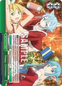 Happy Christmas! - Sword Art Online Animation 10th Anniversary - Weiss Schwarz card