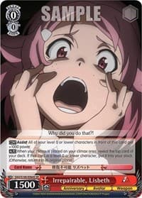 Irrepairable, Lisbeth (SR) - Sword Art Online Animation 10th Anniversary - Weiss Schwarz card