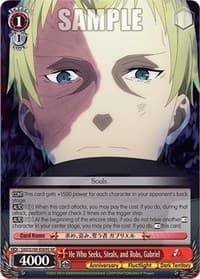 He Who Seeks, Steals, and Robs, Gabriel (SR) - Sword Art Online Animation 10th Anniversary - Weiss Schwarz card