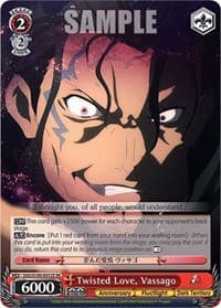 Twisted Love, Vassago (SR) - Sword Art Online Animation 10th Anniversary - Weiss Schwarz card