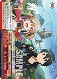 Hill of Memories - Sword Art Online Animation 10th Anniversary - Weiss Schwarz card
