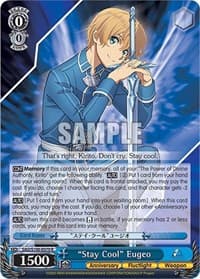 "Stay Cool" Eugeo - Sword Art Online Animation 10th Anniversary - Weiss Schwarz card