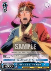 Even if It's a Trap, Klein (SR) - Sword Art Online Animation 10th Anniversary - Weiss Schwarz card