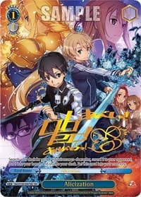 Alicization (SEC) - Sword Art Online Animation 10th Anniversary - Weiss Schwarz card