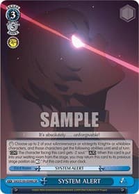 SYSTEM ALERT (SR) - Sword Art Online Animation 10th Anniversary - Weiss Schwarz card