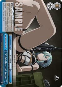 "Cold-Hearted Sniper" - Sword Art Online Animation 10th Anniversary - Weiss Schwarz card