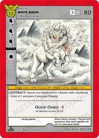 White Bison - Native: First Edition - MetaZoo card