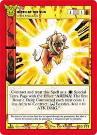 Birth of the Sun - Native: First Edition - MetaZoo card