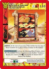 Battle Rug of Piasa Bird and Quetzalcoatlus - Native: First Edition - MetaZoo card