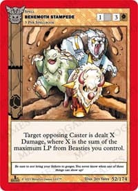 Behemoth Stampede - Native: First Edition - MetaZoo card